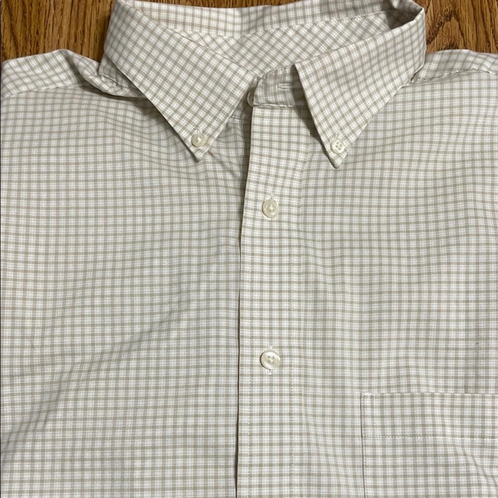 Men's Beige round tree by York travelsmart size large short sleeves